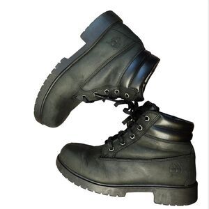 Timberland women's black‎ classic nubuck 6" hiking boots 7.5